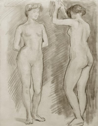 Female Nudes by August Macke